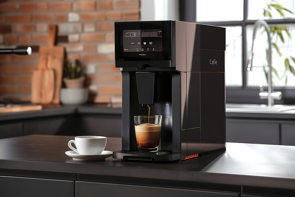 BrewLogic C8 – Intelligente Kaffeemaschine mit KI-Geschmacksprofilen