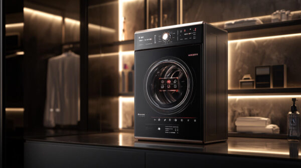 WashMaster L8 – Intelligente Waschmaschine mit KI-Textilerkennung & Dosierautomatik